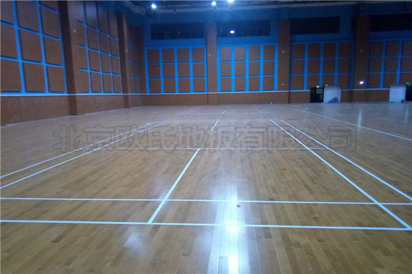 單龍骨運(yùn)動木地板--福建福卅市天潭師范附中成功案例